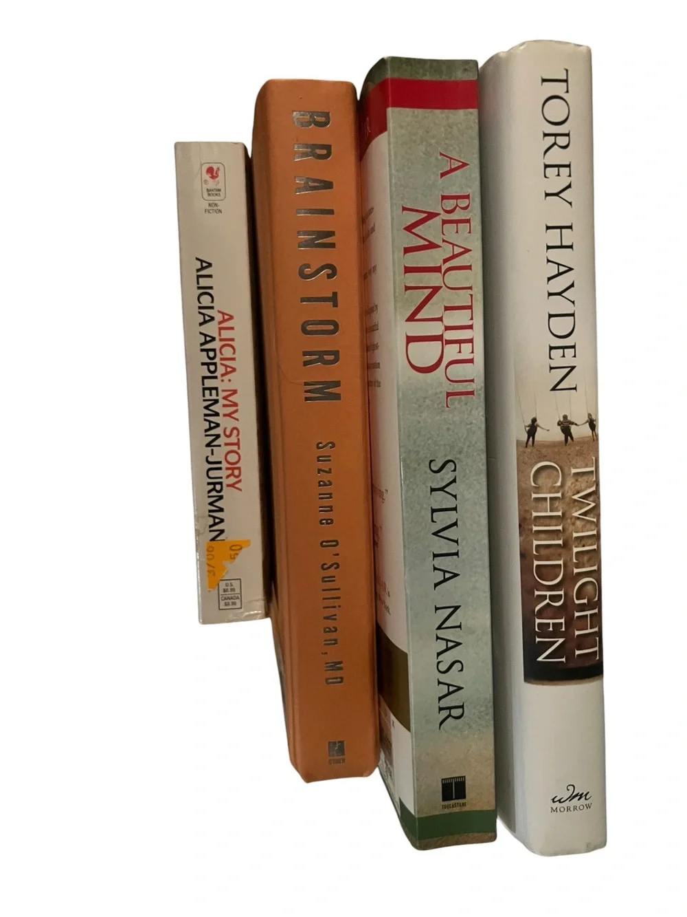 Lot of 4 Bio/Memoirs on Mental Health